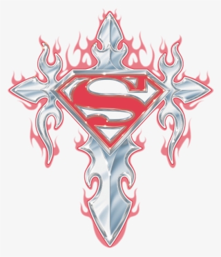 Superman Gothic Steel Logo Juniors Tank - Superman Ghottic #8937090