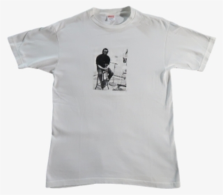 2008 Supreme Miles Davis Photo Tee Medium - Active Shirt #8937192