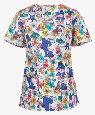 Ck614phc - Flip Flop Scrub Top #8938264