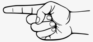 Fingerpoint - Line Art #8938328