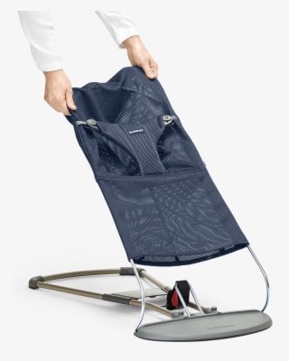 Bouncer Bliss Fabric Seat Mesh Navy Blue 455003-a - Baby Bjorn Baby Chair #8938690