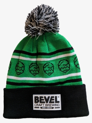 Bevel Pom Pom Beanie - Beanie #8938741