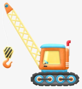 Png Clipart Toy Crane - Construction Transportation Clipart #8938773