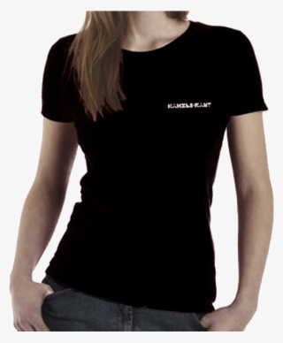 Girl Black - Black T Shirt Png Girl #8939625