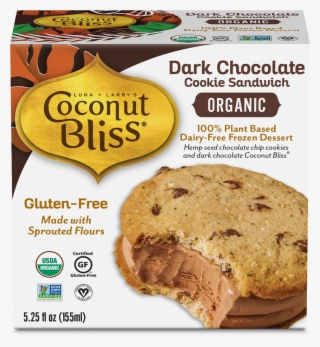 Dark Chocolate Cookie Sandwich - Peanut Butter Cookie #8940023