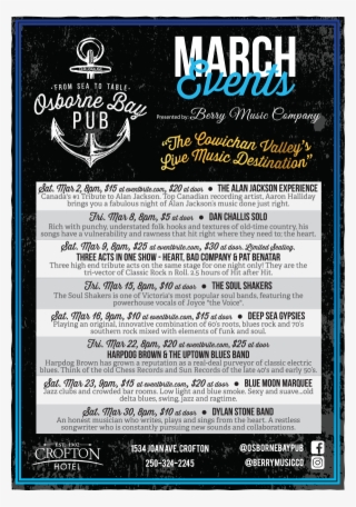 March 2019 Events Calendar - Poster #8941134