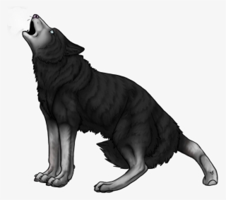Black Wolf Howling Photo - Illustration #8941361