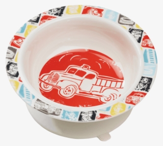 Ore Originals Fire Truck Suction Bowl - Ceramic #8941577