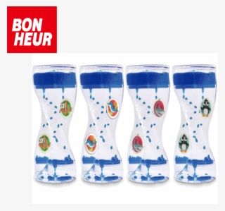 Acrylic Shark Shape Blue Water Liquid Hourglass Motion - Cartoon #8942645