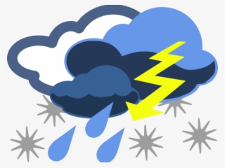 Cold Clipart Harsh Weather - Bad Weather Clip Art #8942739