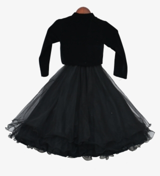 Load Image Into Gallery Viewer, Girls Black Net Gown - Costume #8942847