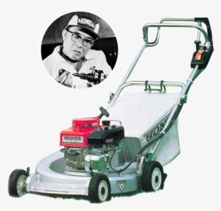 Front Three-quarter Facing Honda Lawnmower With Soichiro - Honda Hr 21 #8942921