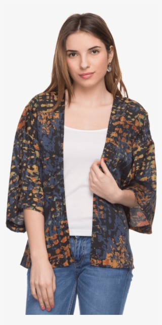 Women 3/4th Sleeves Casual Shrug - Girl #8943048