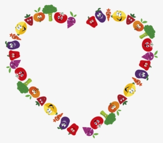 Fruit Picture Frames Vegetable Berry Food - Fruit And Vegetable Border #8943135