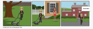 Lawnmower - Cartoon #8943191