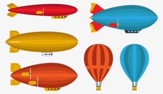 Blimp Vector Clip Art - Rigid Airship #8944250
