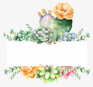Cartoon Transparent Free Download Png Files - Cactus Illustration Frame #8945768