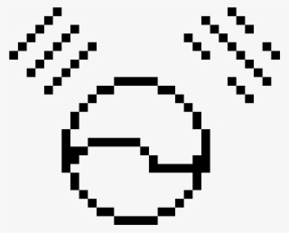 Korean Flag - Pixel Smiley Face #8946305