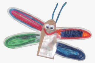 How About Tiny Purple Guy With Orange Legs A Pom-pom, - Dragonfly #8946953