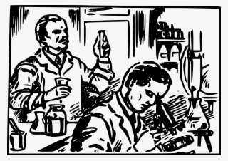 Clipart Two Scientists Big Image Png - Scientists Clip Art #8947355