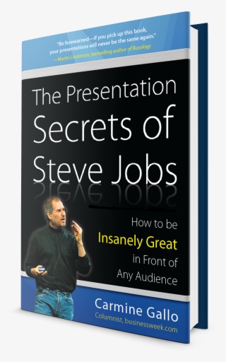 The Presentation Secrets Of Steve Jobs Book - Steve Job Presentation Book #8948470