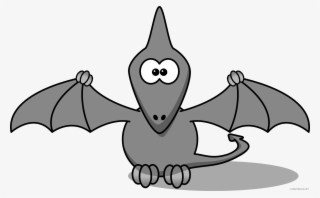 Flying Dinosaur Clipart - Dinosaur Cartoon Pterodactyl #8948720