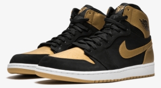 Jorda 1 Negro Con Dorado #8949905