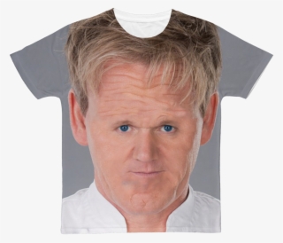 Gordon Ramsay With Small Face ﻿classic Sublimation - Transparent Gordon Ramsay Face #8951088