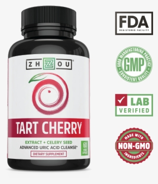 Zhou Nutrition Lab Verified, Non-gmo Tart Cherry Extract - Horny Goat Weed Zhou #8951389