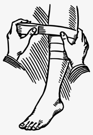 Dressing Wound Band-aid Bandage Healing - Wound Black And White #8951759