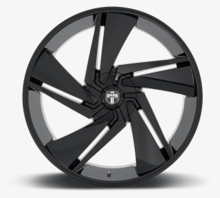 6 Lug Gloss Black - 5 Spoke Black Truck Rims #8951830