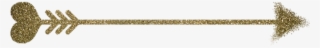 Glitter Arrow Gold Png #8952131