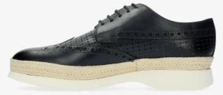 Derby Shoes Elia 4 Perfo Square Moroccan Blue - Suede #8952772