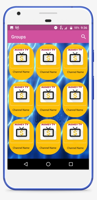 Pixel Really Blue Portrait - Iphone #8953235