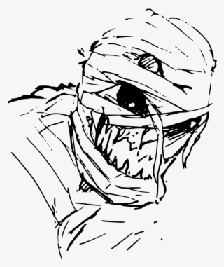 Medium Image - Ancient Egypt Mummy Drawing #8954212