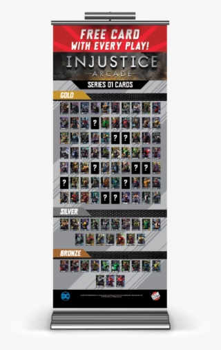 Increase Revenue With Free Injustice Stand Up Banner - Injustice Arcade Game Cards #8956326