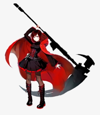 Rwby Sticker - Rwby Blue Ruby Rose #8956809