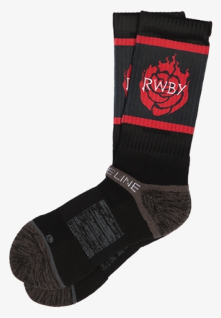 Rwby Logo Strideline Socks - Ruby Rose #8957131