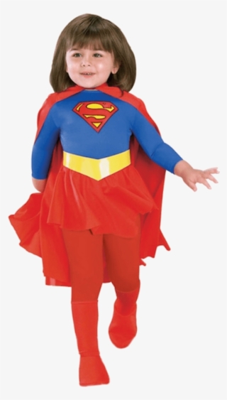 Child Supergirl Super Hero Costume - Super Girl Costume For Kids #8957369