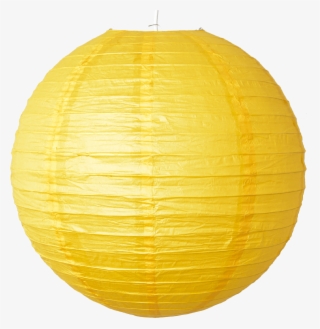 Yellow Paper Lantern-05 - Yellow Paper Lantern #8957629