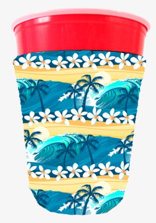 Coolie Junction Tropical Waves Beach Pattern Solo Cup #8960083 Coolie Junction Tropical Waves Beach Pattern Solo Cup #8960083