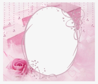 0, - Pink Transparent Oval Frames #8960930