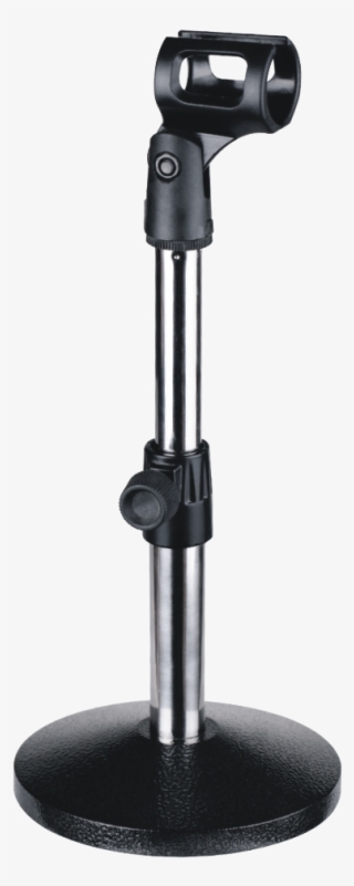 Table Stainless Round Bottom Microphone Stand - Baluster #8961370