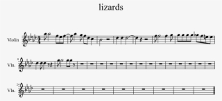 Lizards Sheet Music 1 Of 1 Pages - Lizards Dan And Phil Sheet Music #8962733