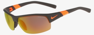 Show X2 R Ev0822 Matte Deep Pewter Total Orange Shatter - Sunglasses #8962827