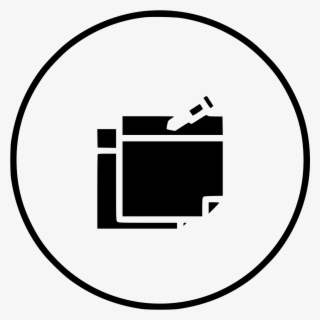 Stickynotes Pin Attach Notice Remind School Study Comments - Circle #8962957