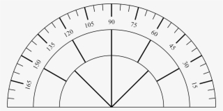 As You Can See, A Fourth Of A Turn Is 90°, And Half - Circle #8963391