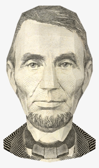 Us $5 Bill- Abraham Lincoln - Sketch #8963932