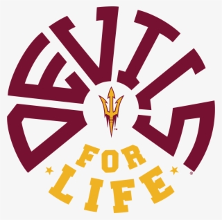 Devils For Life T Shirt, Charcoal - Arizona State University #8964112