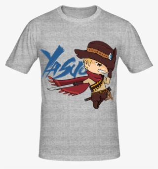 T Shirt Yasuo League Of Legends, T Shirt Geek & Gamers - T Shirt Anime Png #8965776